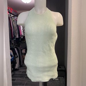 NWOT Venus Light Blue Halter Tank Top